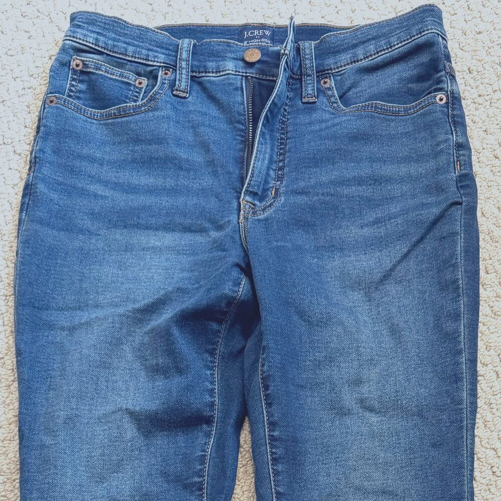 JCrew 10" high-rise skinny jean 27